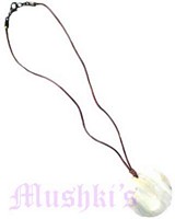 Mop Pendant with thread Necklace - click here for large view